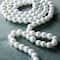 12 Pack: White Pearl Round Beads, 8mm by Bead Landing&#x2122;